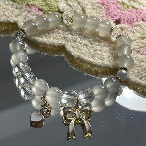 Glass crystal bracelet